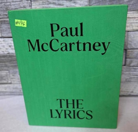 Paul McCartney The Lyrics Book Set