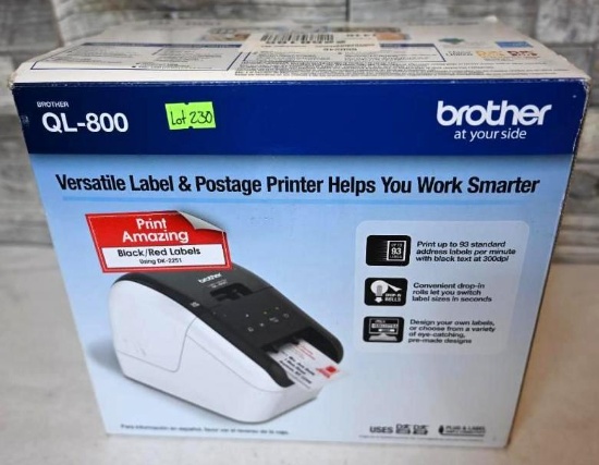 Brother QL-800 Label Printer with Box