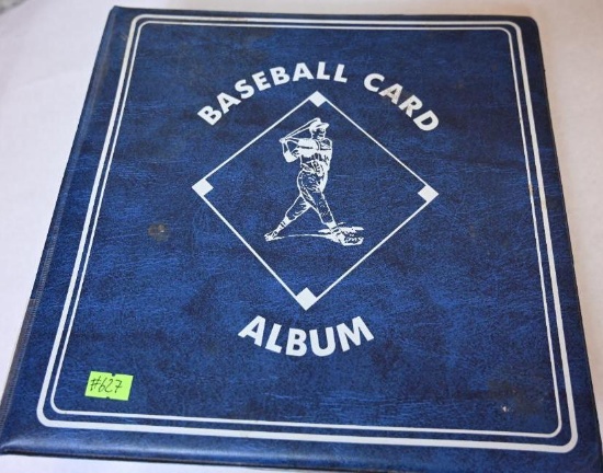 Baseball Card Album with 1989 Score Cards