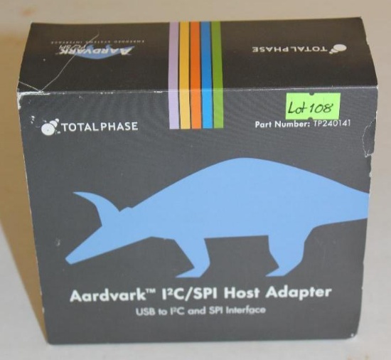 Total Phase Aardvark I2C/SPI Host Adapter New in Box
