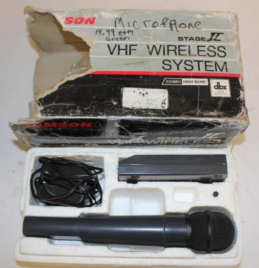 Samson Stage II VHF Wireless Microphone System