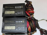 Two Units SilverStone 500W Strider Essential Power Supply Model No. SST-ST50F-ESG