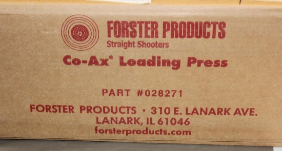 Forster Co-Ax Loading Press New in Original Unopened Box