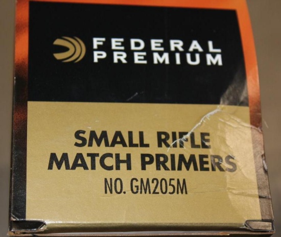 1000 Federal Premium Small Rifle Match Primers No GM205M **NO SHIPPING**