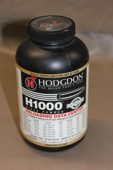 Open Container Hodgdon H1000 Rifle Powder **NO SHIPPING.**
