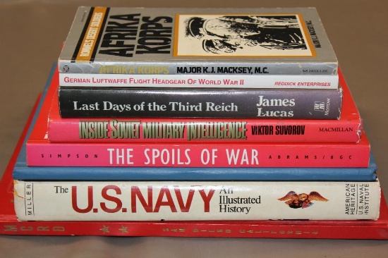 8 Military and War Related Books