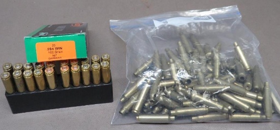 284 Winchester Ammunition and Brass