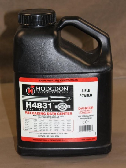Hodgdon H4831 Rifle Powder 8 lb. Container **NO SHIPPING**