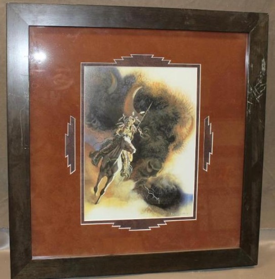 "Runs with Thunder" by Bev Doolittle Professionally Framed Print