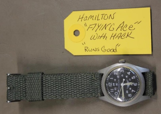 Hamilton "Flying Ace" Military Wrist Watch