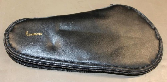 Browning High-Power Pistol Leather Zip Case