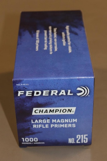 1000 Federal Champion Farge Magnum Rifle Primers No. 215 **NO SHIPPING**