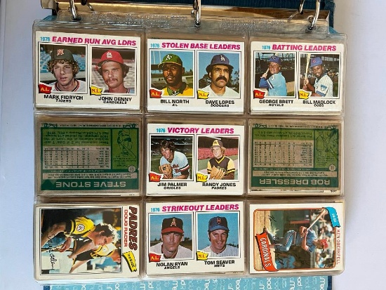 Loaded Album of 1977 Topps Baseball Cards