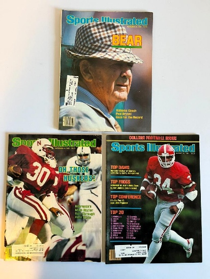 3 College Football Cover Sports Illustrated