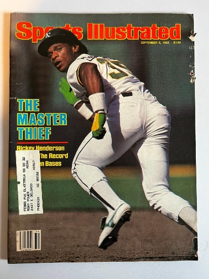 Rickey Henderson Cover Sports Illustrated