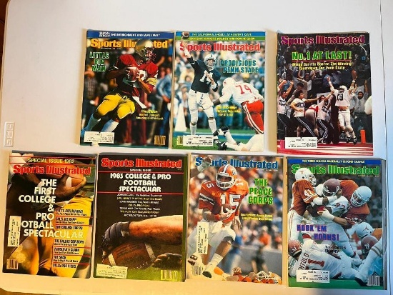 7 College Football Cover Sports Illustrated
