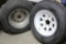 Two ST225/75 R215 Truck Tires on Wheels