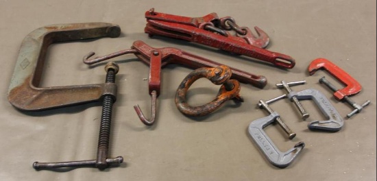 Mixed Clamps and Winches