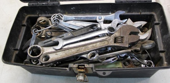 Toolbox Filled with Wrenches