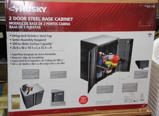 Husky 2-Door Steel Base Cabinet New in Box