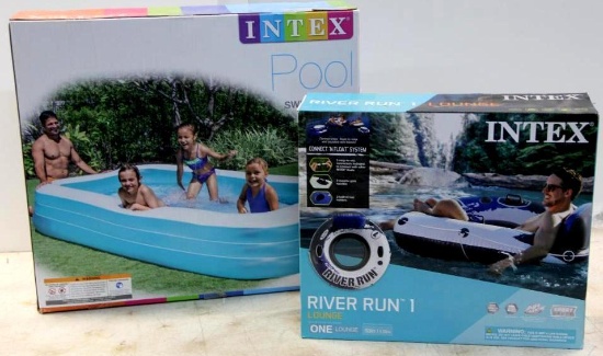 Intex Inflatable River Run Tube and Family Pool