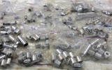 Huge Collection of Sockets in Bags Labeled 3/8
