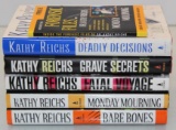 Five Signed Hardcover Novels by Kathy Reichs