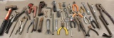 Great Assortment of Pliers, Wrenches, Grips, and More
