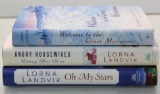 Three Signed Hardcover Novels Signed by Lorna Landvik