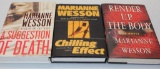 Three Signed Hardcover Novels by Marianne Wesson