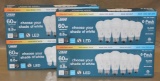 4 Boxes of Feit Electric 60w LED Light Bulbs