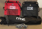 RTIC and Dick's GCI Camping Chairs and Shoe Spikes