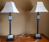 Pair of Kenroy Home Bennington Lamps