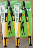 Two Packs of Two-Piece Lopper and Pruner Sets