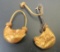 Ancient Artifact Gold Earrings