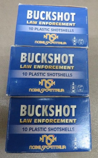 12 Gauge Law Enforcement #4 Buckshot Ammunition