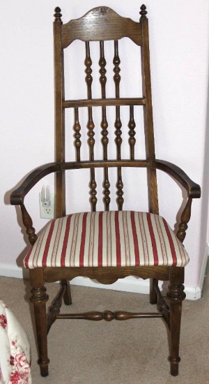 Fantastic Antique Wood Arm Chair