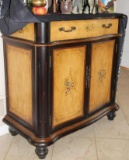 Beautiful Hand-Painted Wood Cabinet