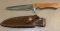 Rare Smith and Wesson 6050 Fisherman Knife in Sheath