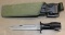 British L3A1 Bayonet in Scabbard