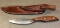 Unusually Shaped Herter's Inc. Fixed Blade Sheath Knife