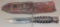 1960-62 Era Camillus Pilot's Knife in Sheath with Stone