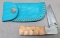 Damascus pattern Lock Back Folding Knife