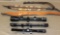 Three Rifle Scopes and Two Slings