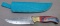 Damascus Pattern Sheath Knife
