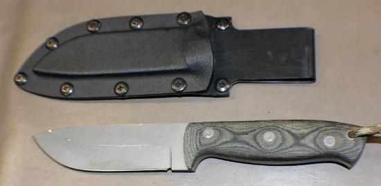 Excellent Entek Fixed Blade Camping Knife with Scabbard