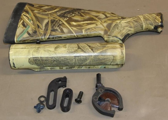 Remington 870 12 Gauge Stock, Personal GPS Navigator, and Whisker Biscuit