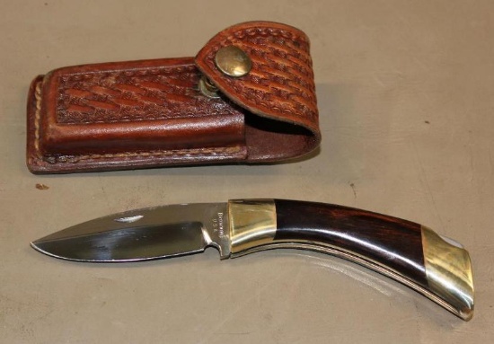 Excellent Browning Folding Knife with Sheath