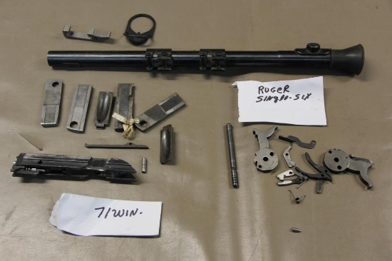 Mossberg M4D Scope, Win 71 Parts, and Ruger Single-Six Parts