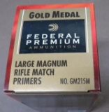 Federal Premium Gold Medal Match GM215M Magnum Rifle Primers NO SHIPPING